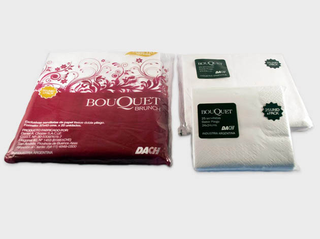 Servilletas doble pliego blancas